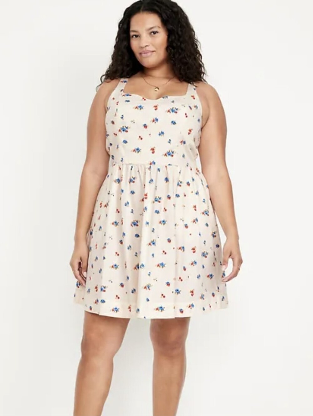NWT Old Navy Floral Fit & Flare Cami Mini Dress